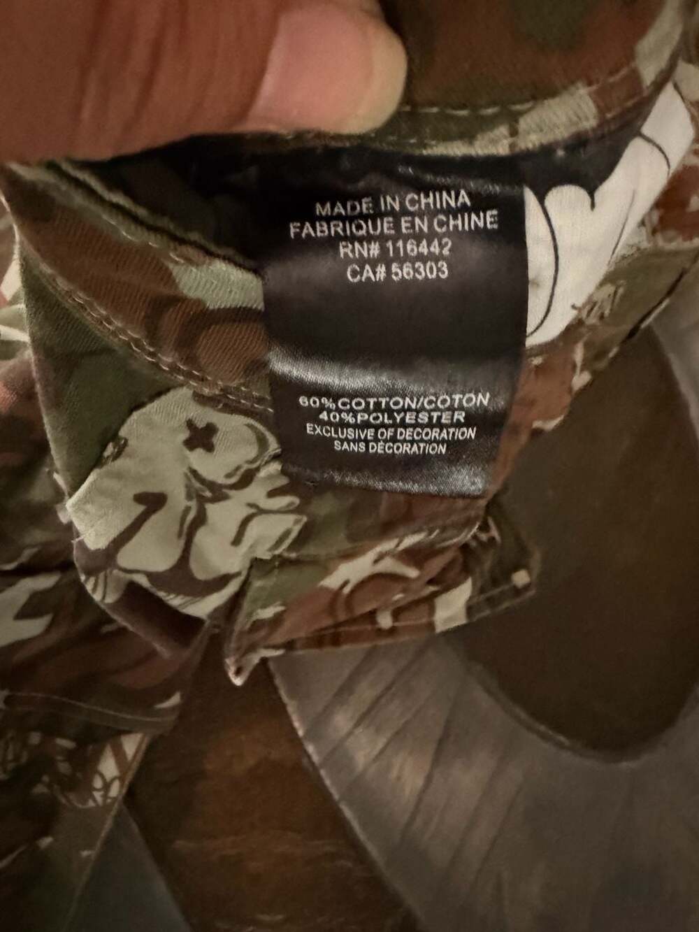Empyre Ultra Loose Handstyle Cargo Camo Skate Pants Size 32 - Picture 4 of 5